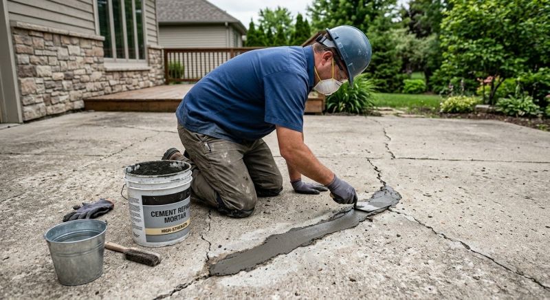 Porch Crack Repair in Corpus Christi, TX